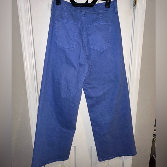 Sailor High-Rise Wide Leg Relaxed Fit Ankle Jeans - Blue, Women’s Size 6, Trendy - Picture 2 of 9